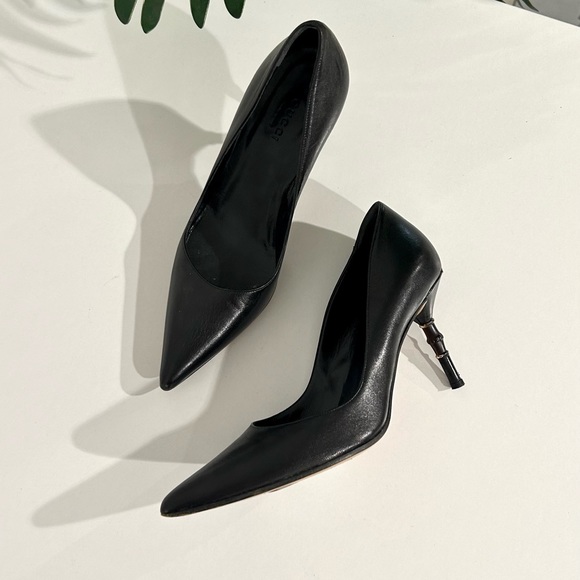 Gucci Shoes - Tom Ford for Gucci Black Bamboo Heels